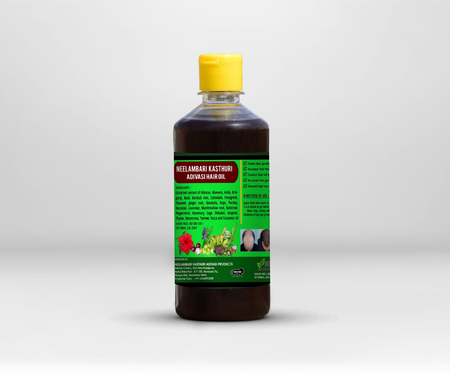 Adivasi Neelambari Hakki Pikki Hair Oil with (4.9 ⭐⭐⭐⭐⭐ 18,833 REVIEWS) Globally